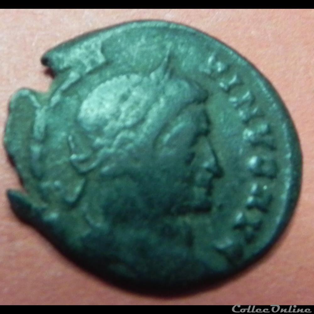 monnaie antique romaine constantin i beata tran qvillitas constantinus plg lyon