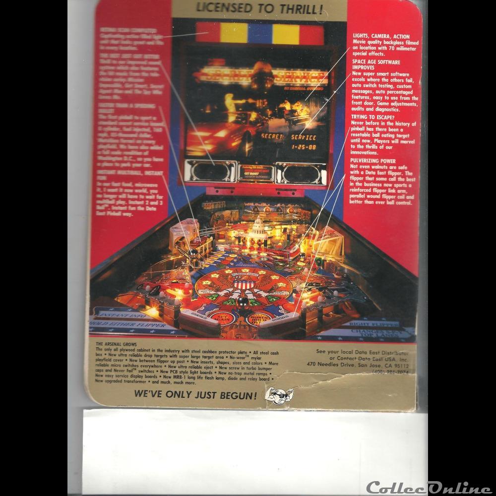 petite voiture FERRARI 308 gtb MATCHBOX 1981 pub FLIPPER DATA EAST SECRET SERVICE 5 jeux jouet de bar arcade petite voiture ferrari 308 gtb matchbox 1981 pub flipper data east secret service