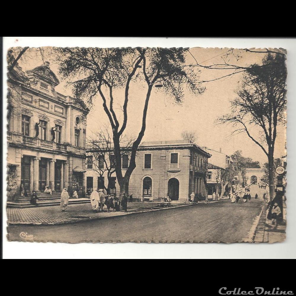 carte postale afrique europe setif constantine le theatre et la compagnie algerienne