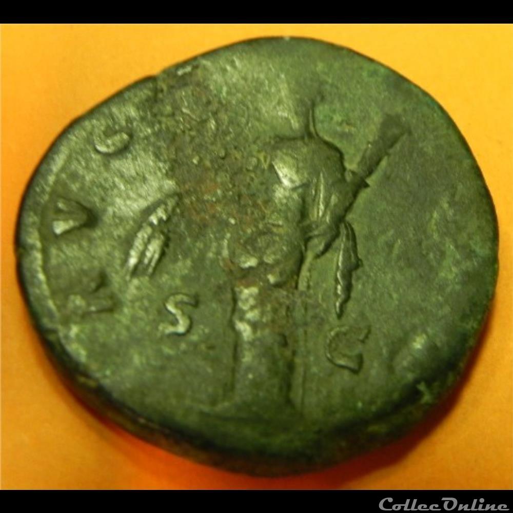 DIVA FAUSTINE mère AVGVSTA // SC 5 monnaie antique romaine diva faustine mere avgvsta sc