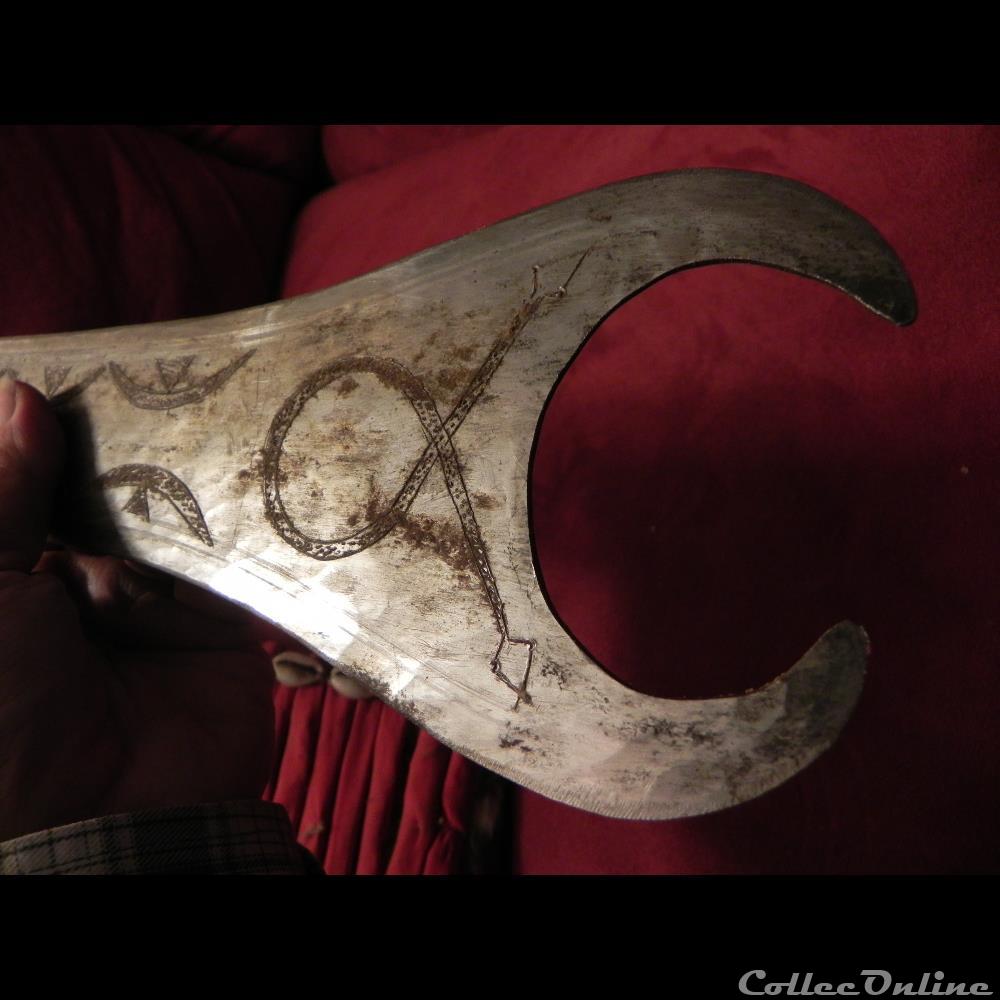 primitive afrique pre monnaie glaive bamileke ou tikar cameroun