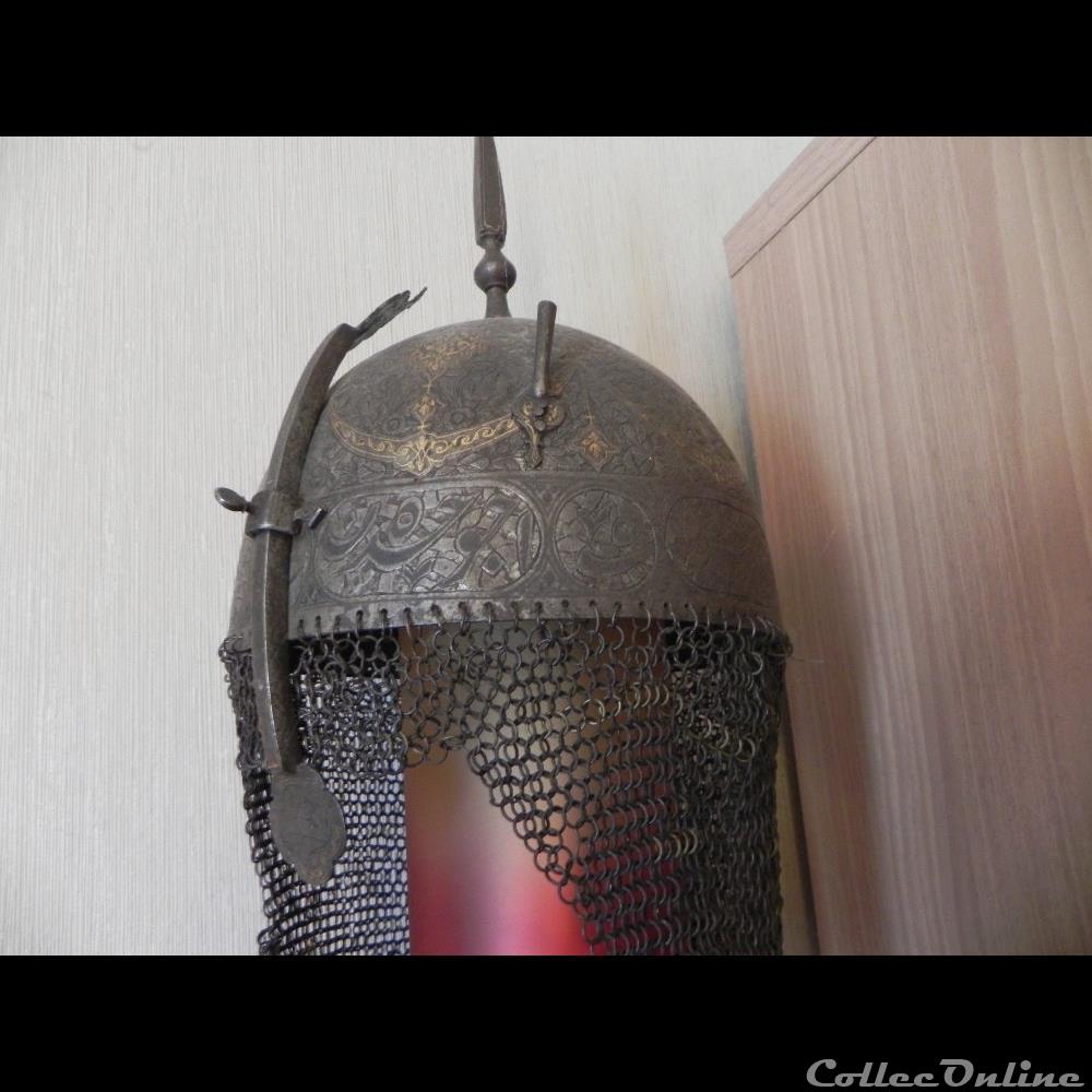 casque période Qâdjâr. 4 militarium arme blanch casque periode qadjar