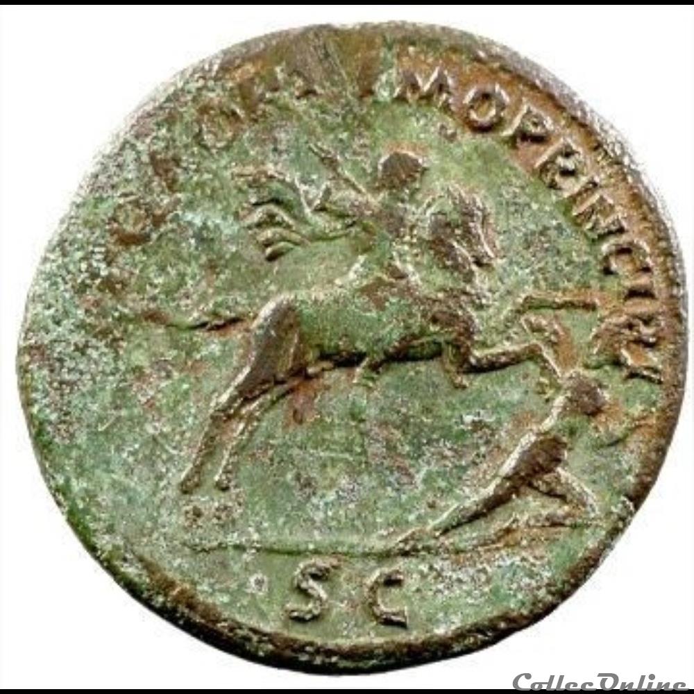 Trajan dupondius 4 monnaie antique romaine trajan dupondius