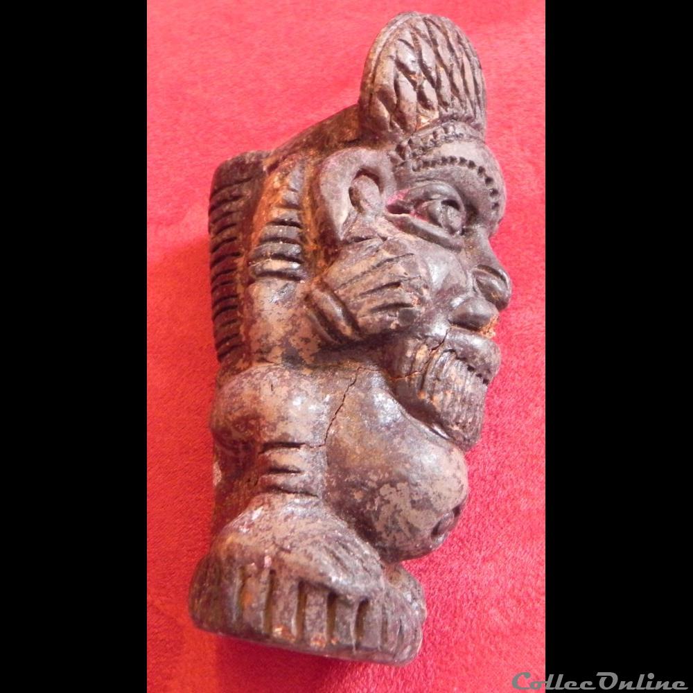 fourneau pipe Bamoun art antiquite africain fourneau pipe bamoun