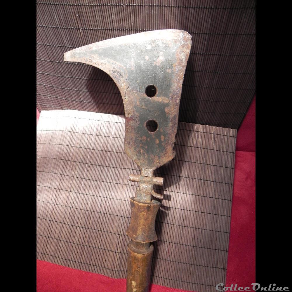 pré-monnaies de fer arme de jet "épée faucille" Mangbetu" R. du Congo primitive afrique pre monnaies de fer arme de jet epee faucille mangbetu r du congo