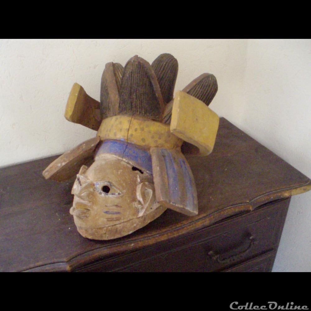 GELEDE 3 art antiquite africain masque gelede