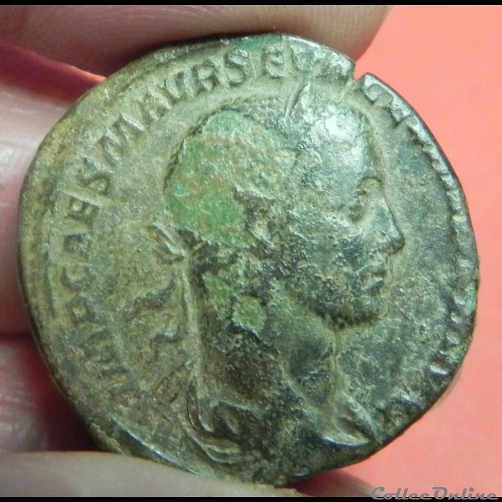 ELAGABALE ou ALEXANDRE SÉVÈRE Sesterce 4 monnaie antique romaine elagabale ou alexandre severe sesterce