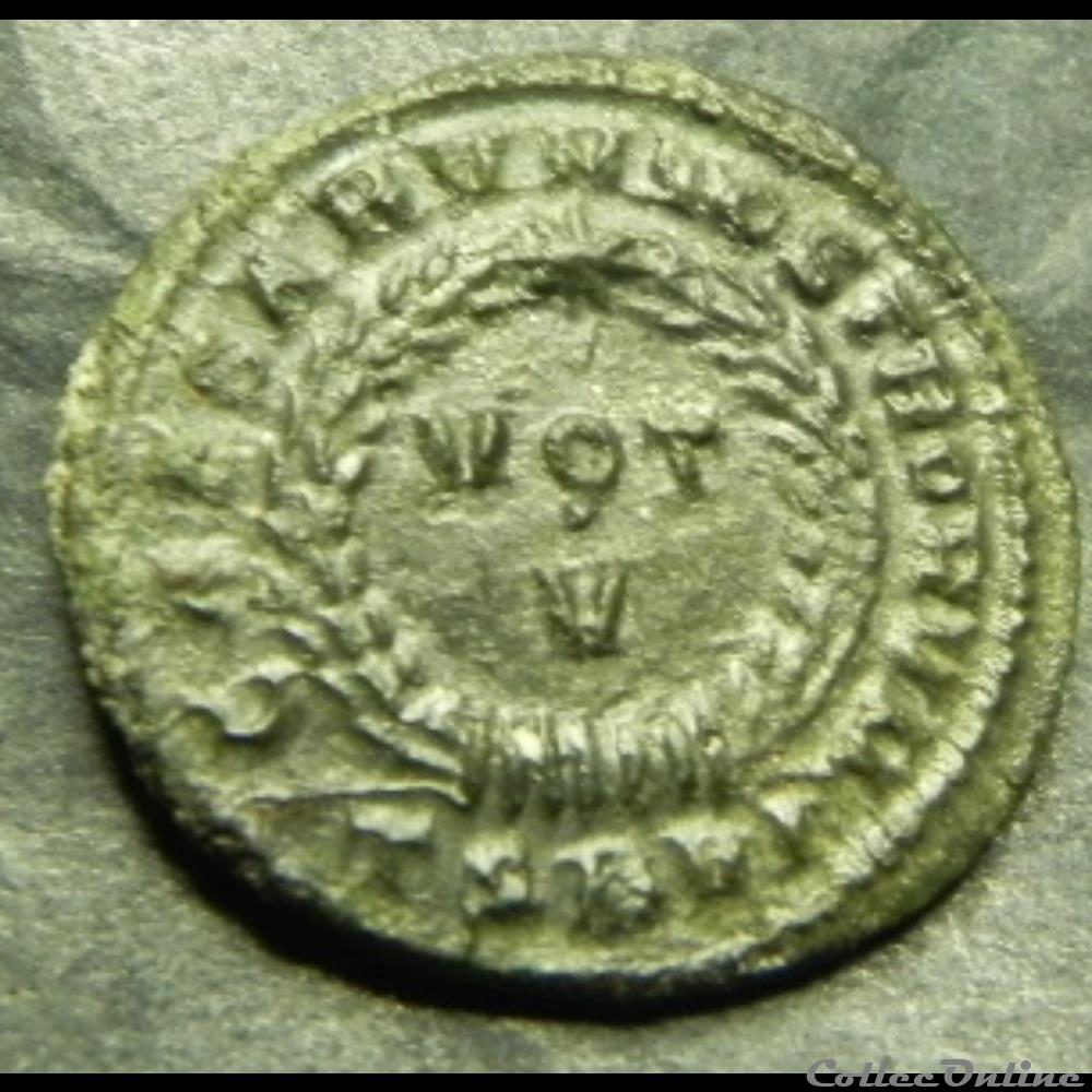 CONSTANTIN II CAESARVM NOSTRORVM VOT V 4 monnaie antique romaine constantin ii caesarvm nostrorvm vot v