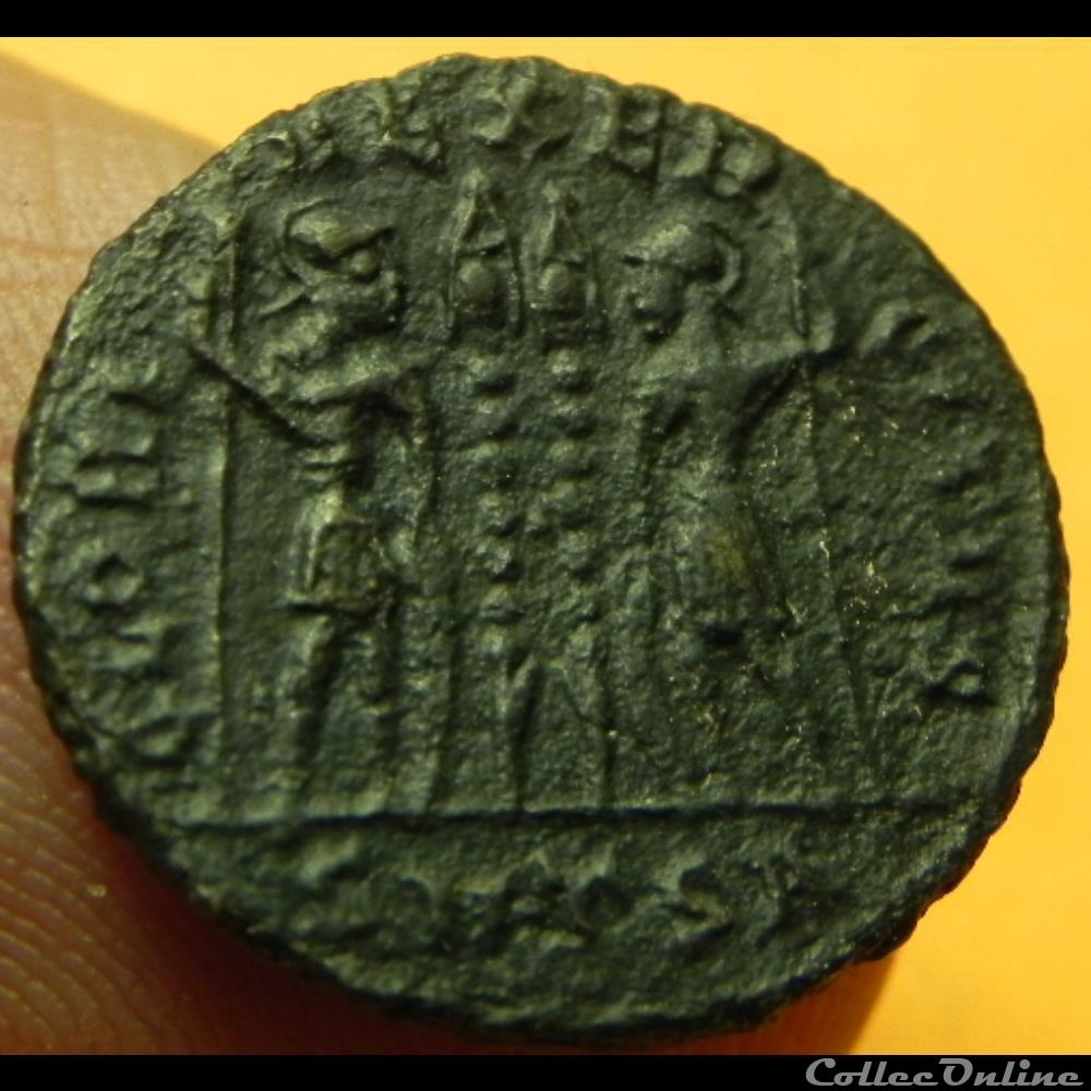 monnaie antique romaine constantin i gloria exercitvs