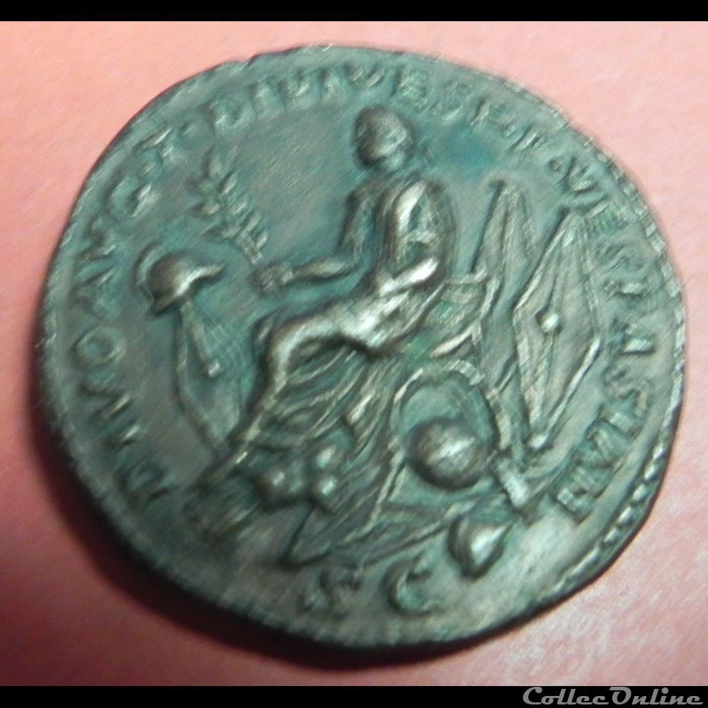NERON faux sesterce ou double sesterce 2 monnaie antique romaine neron faux sesterce ou double sesterce