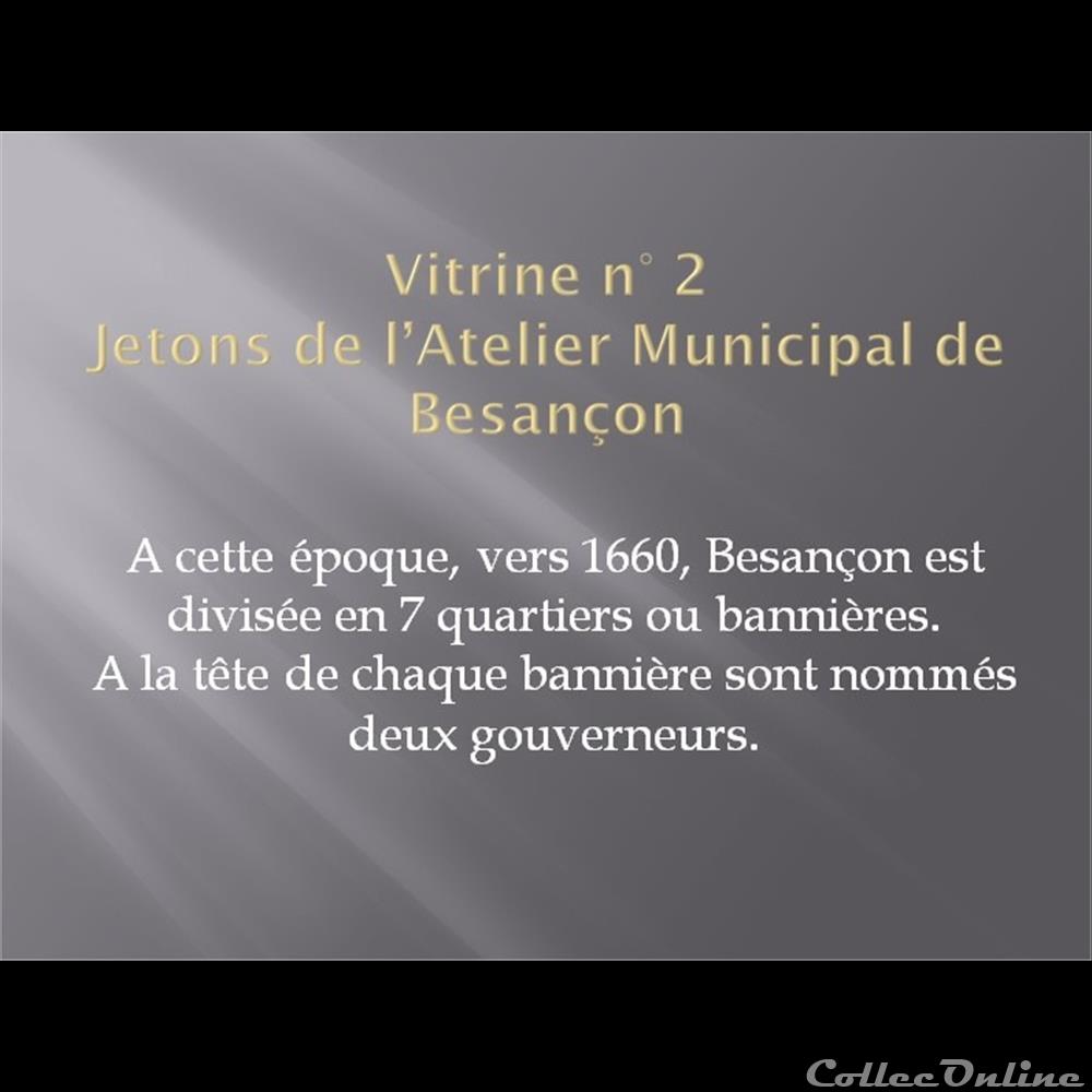 medaille religieuse mandat territoriaux jeton de atelier municipal de besancon vitrine 2