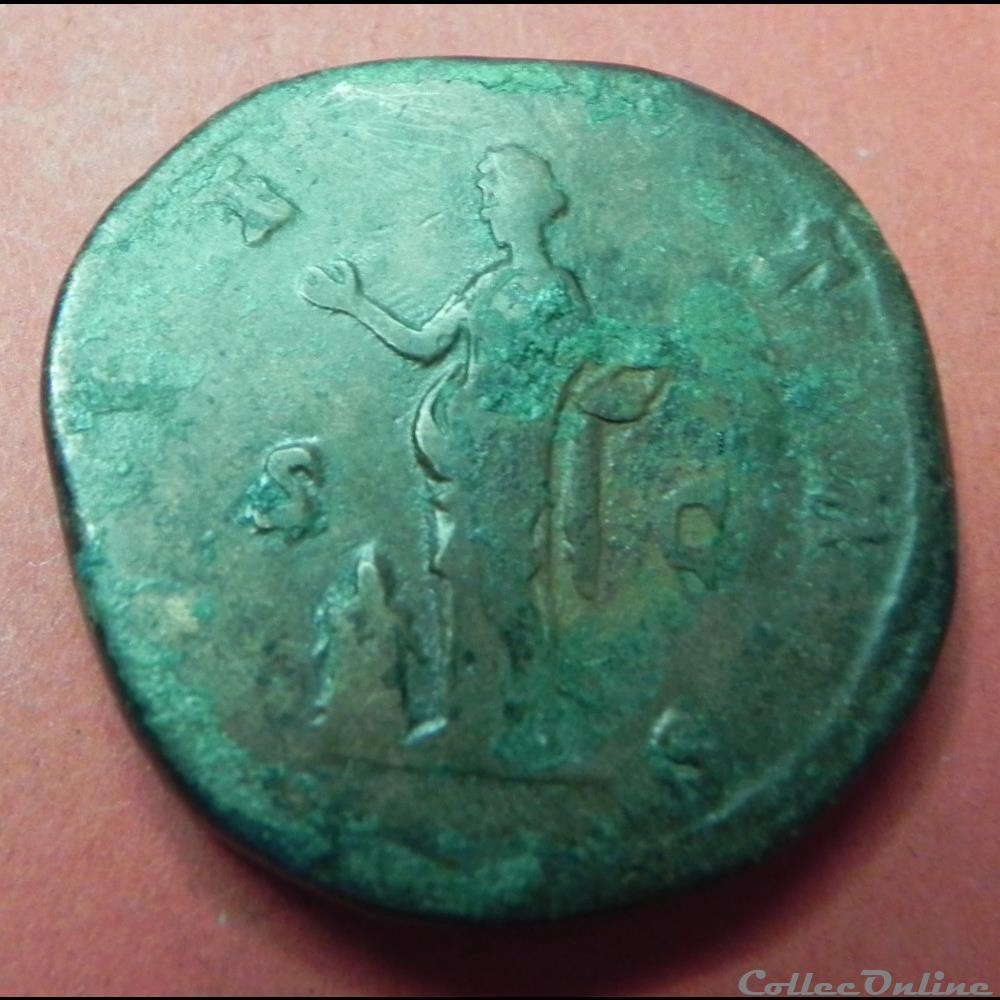LUCILLA sesterce Hilaritas 3 monnaie antique romaine lucilla sesterce hilaritas