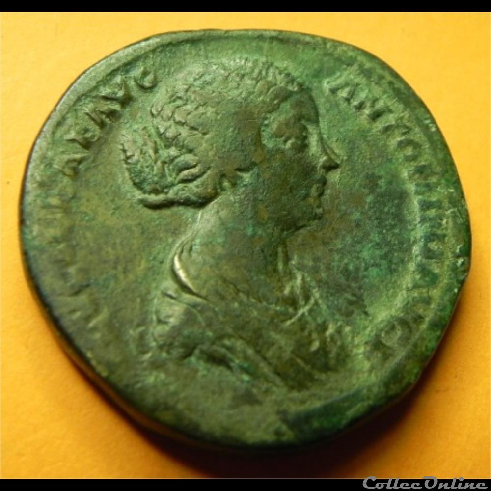 LUCILLA sesterce 5 monnaie antique romaine lucilla sesterce