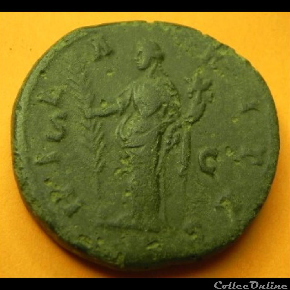 FAUSTINE MINOR HILARITAS 4 monnaie antique romaine faustine minor hilaritas
