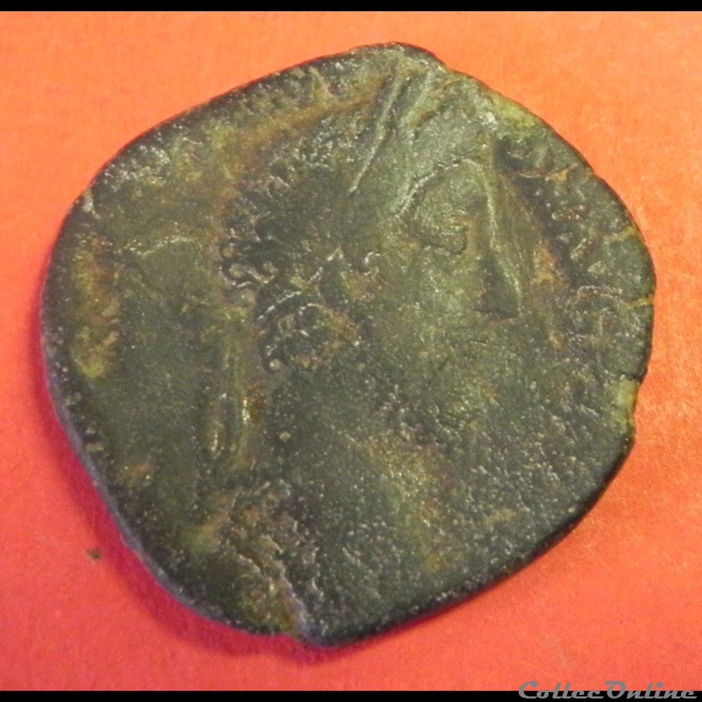 sesterce Antonin le Pieux ? 3 monnaie antique romaine sesterce antonin le pieux