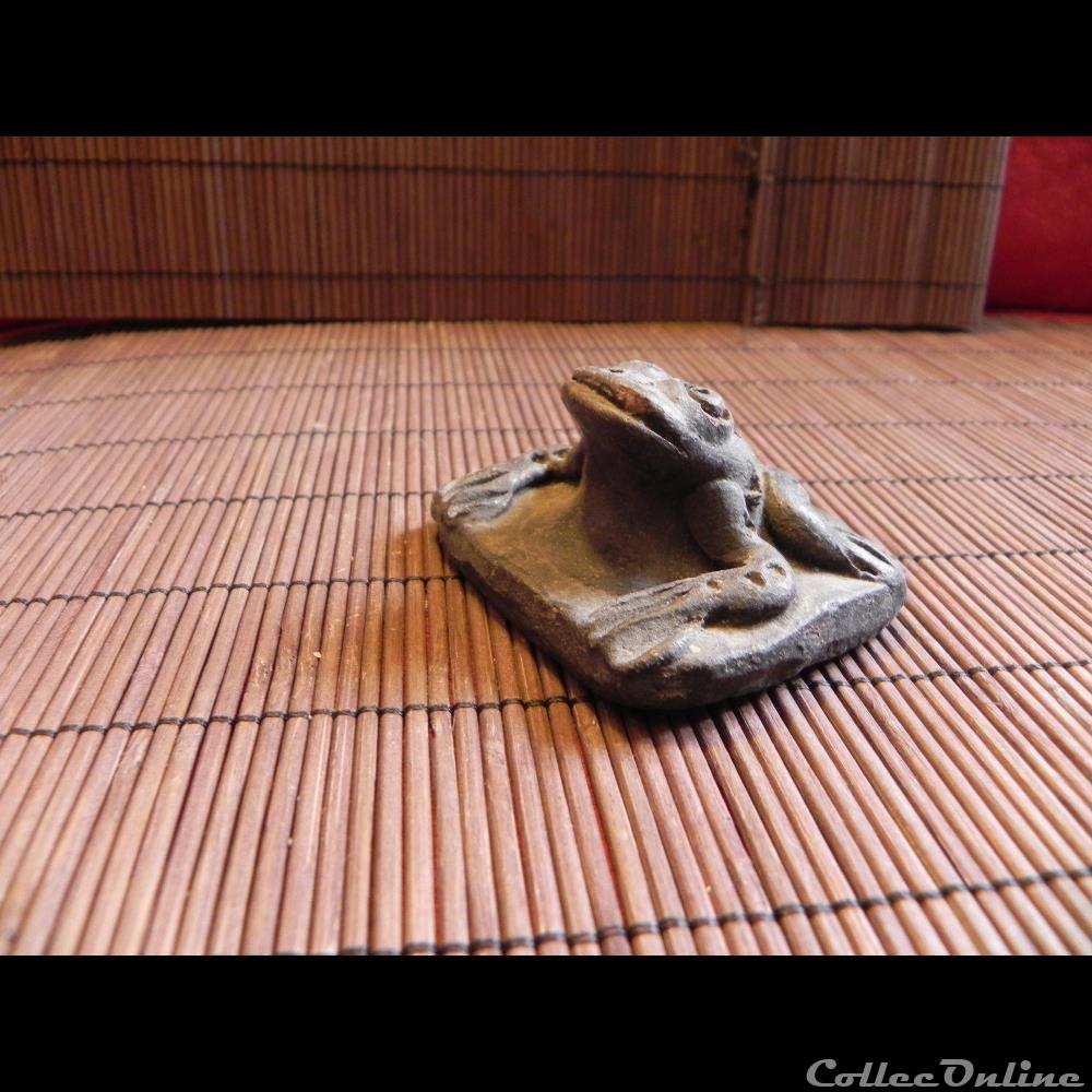 sceau , TERRE CUITE grenouille 2 art antiquite archeologie amerique sceau terre cuite grenouille