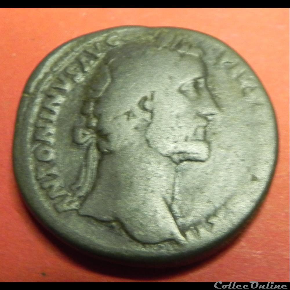 sesterce Antonin le Pieux R2 3 monnaie antique romaine sesterce antonin le pieux r2