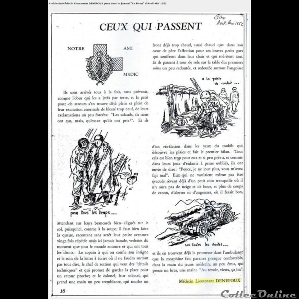 le médecin Lieutenant DENEPOUX guerre de Corée 1952 photographies le medecin lieutenant denepoux guerre de coree 1952