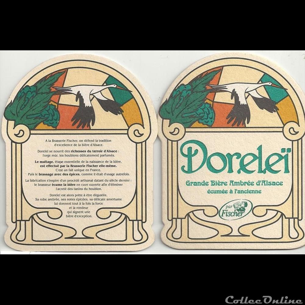 sous bock de bière Doreleï bistrot alimentation mandat territoriaux sous bock de biere dorelei