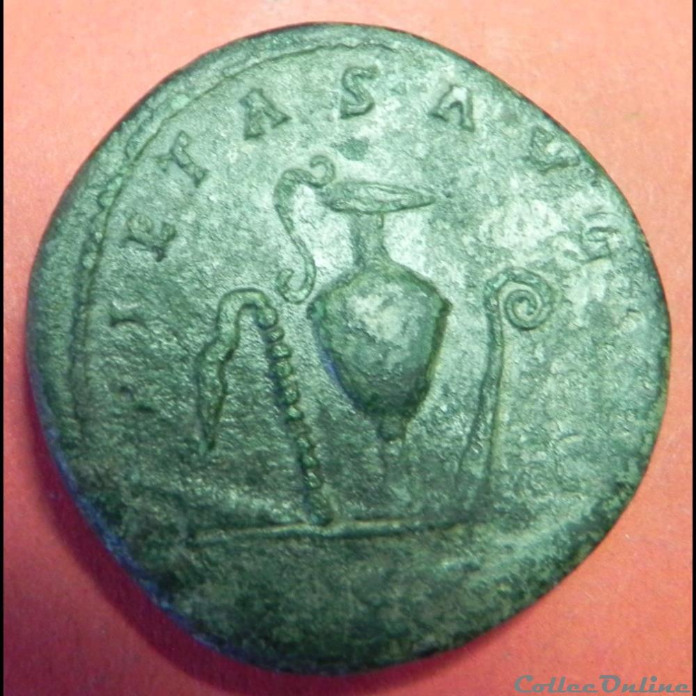 MARC-AURELE /AVRELIVS CAESAR AVG PIETAS sesterce RIC 1234 monnaie antique romaine marc aurele avrelivs caesar avg pietas sesterce ric 1234