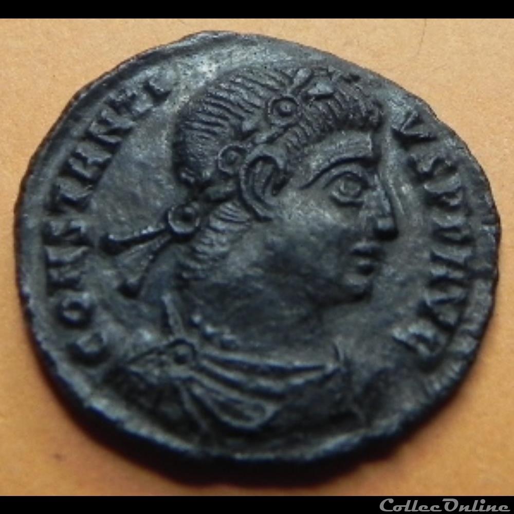 Constance II Siscia VICTORIAE DD AVGG Q NN 3 monnaie antique romaine constance ii siscia victoriae dd avgg q nn