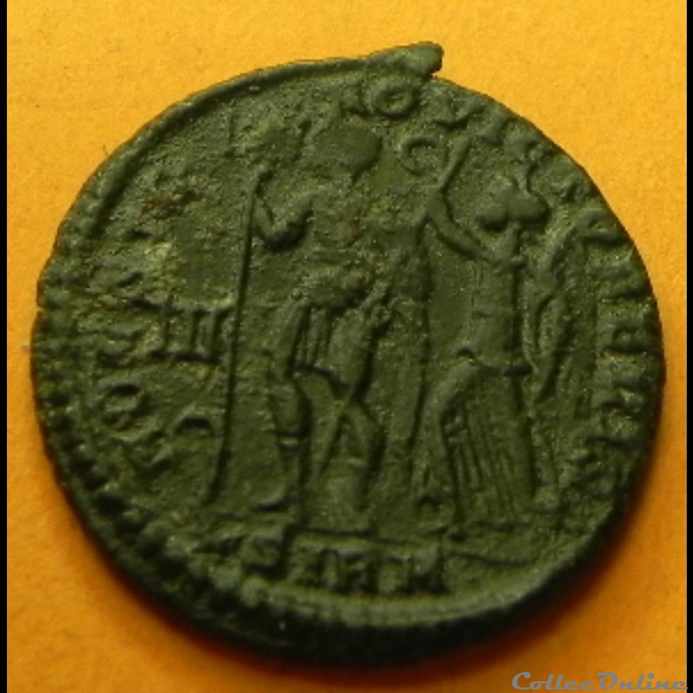 CONSTANCE II HOC SIGNO VICTOR ERIS 4 monnaie antique romaine constance ii hoc signo victor eris