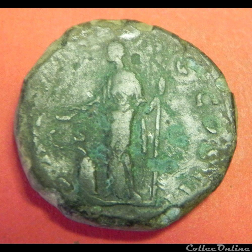 Antonin le Pieux sesterce 3 monnaie antique romaine antonin le pieux sesterce