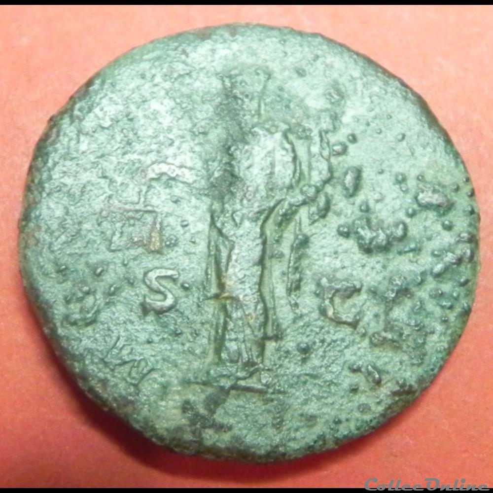 Hadrien dupondius 2 monnaie antique romaine hadrien dupondius
