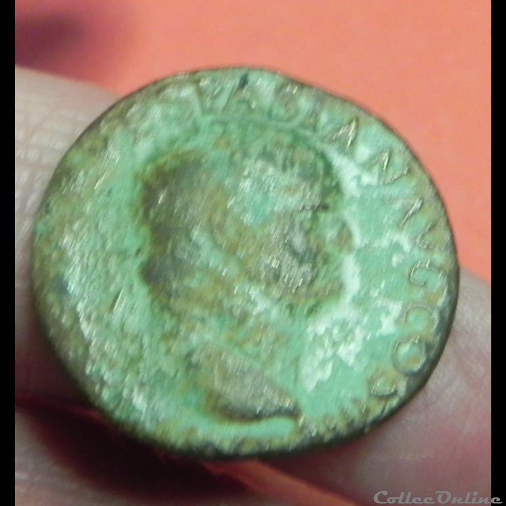 Vespasien AS PAX - AVG/ S|C monnaie antique romaine vespasien as pax avg s c