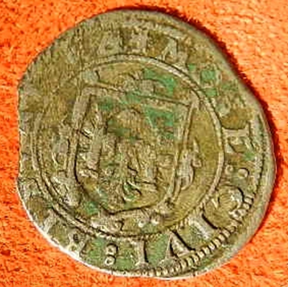 Charles Quint, carolus 1622 cité impériale de Besançon 3 monnaie feodale charles quint carolus 1622 cite imperiale de besancon