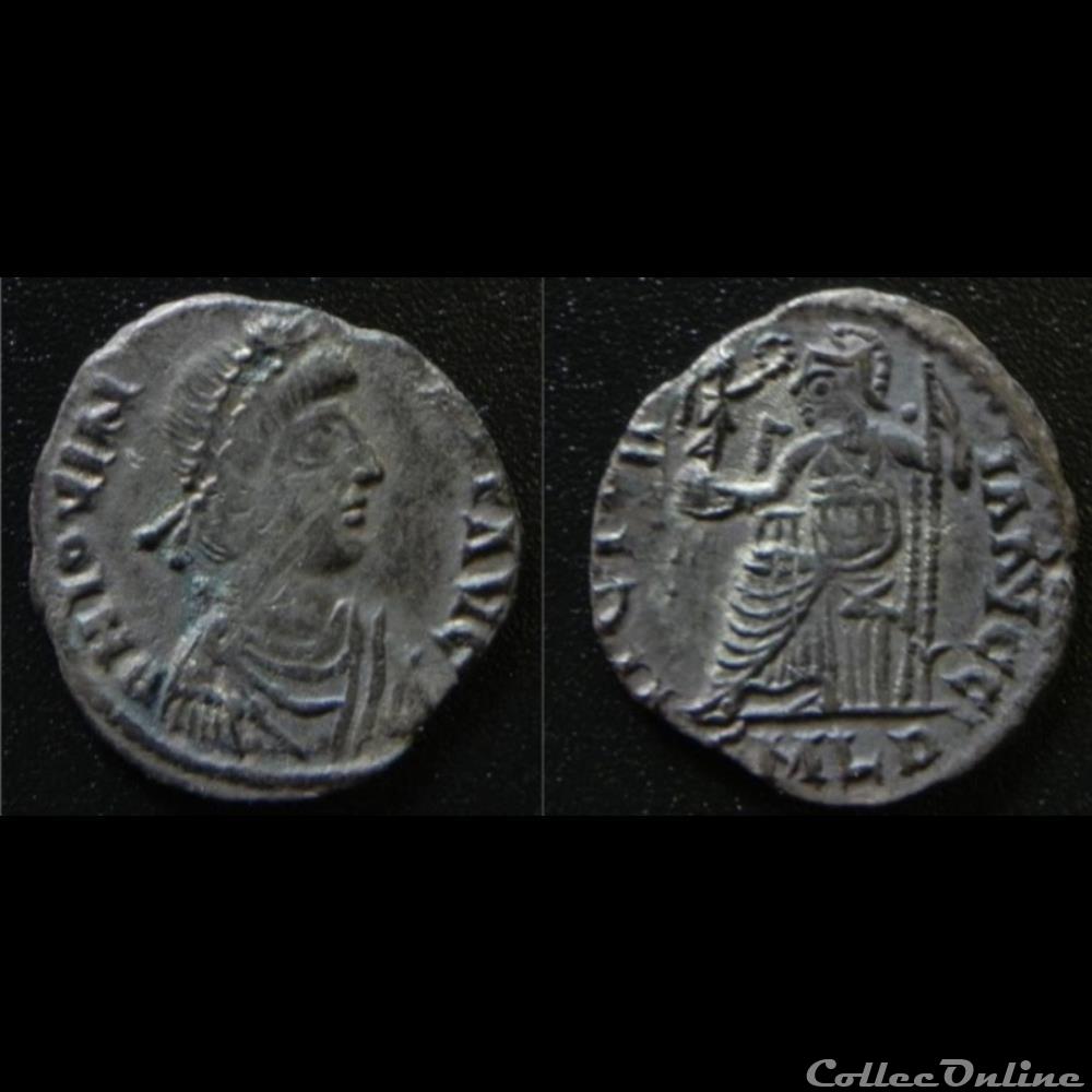 monnaie antique romaine jovin silique lyon
