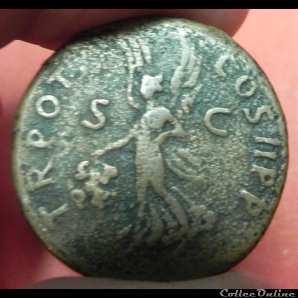monnaie antique romaine trajan as