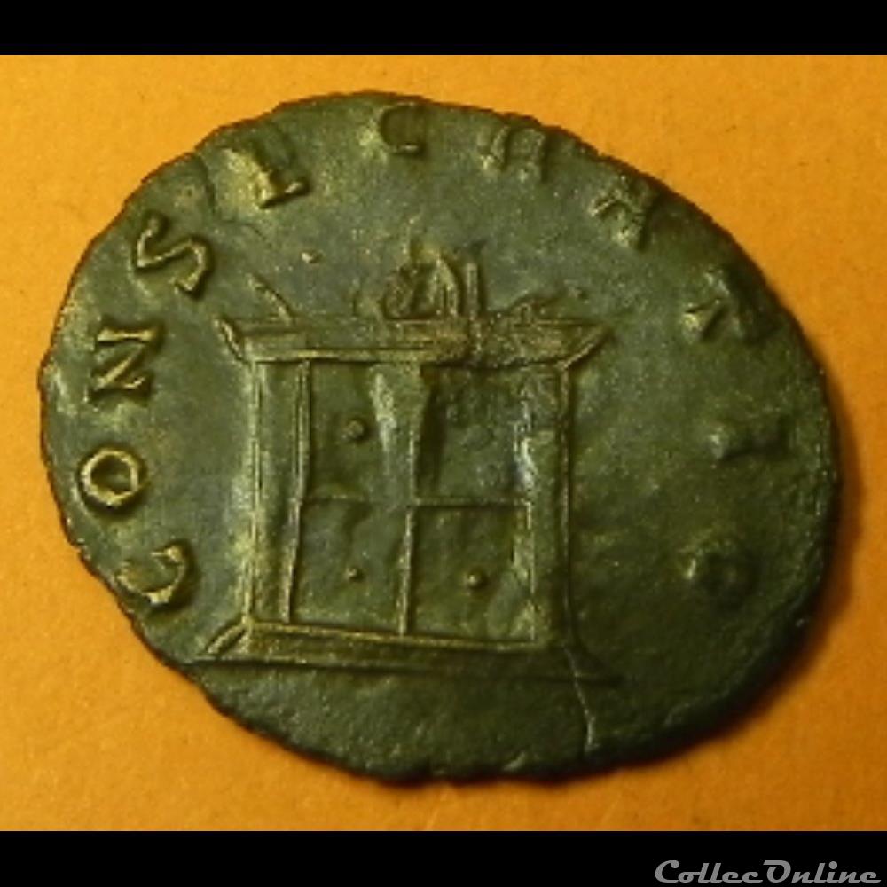 CLAUDE II CONSECRATIO 2 monnaie antique romaine claude ii consecratio