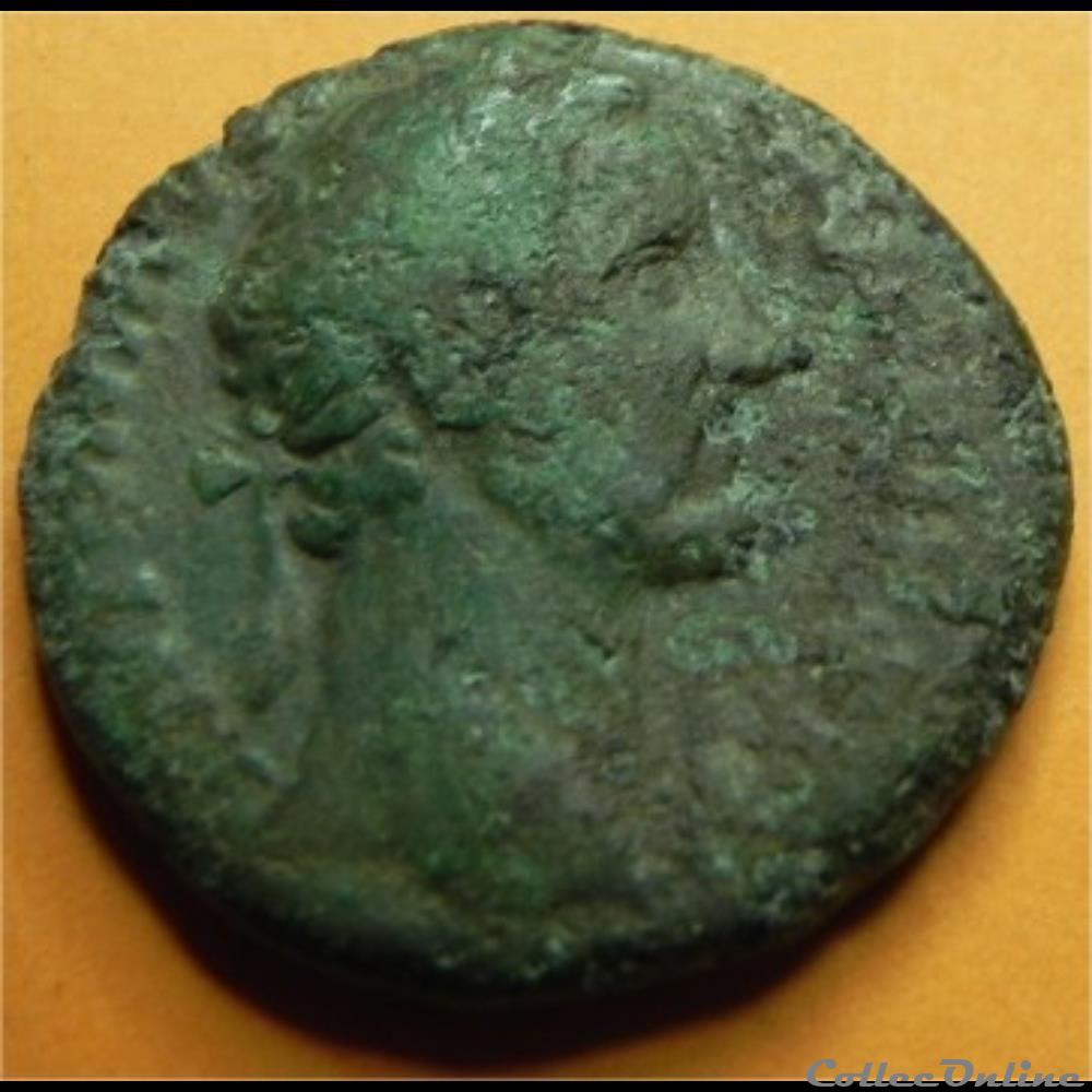 Antonin le Pieux monnaie antique romaine antonin le pieux