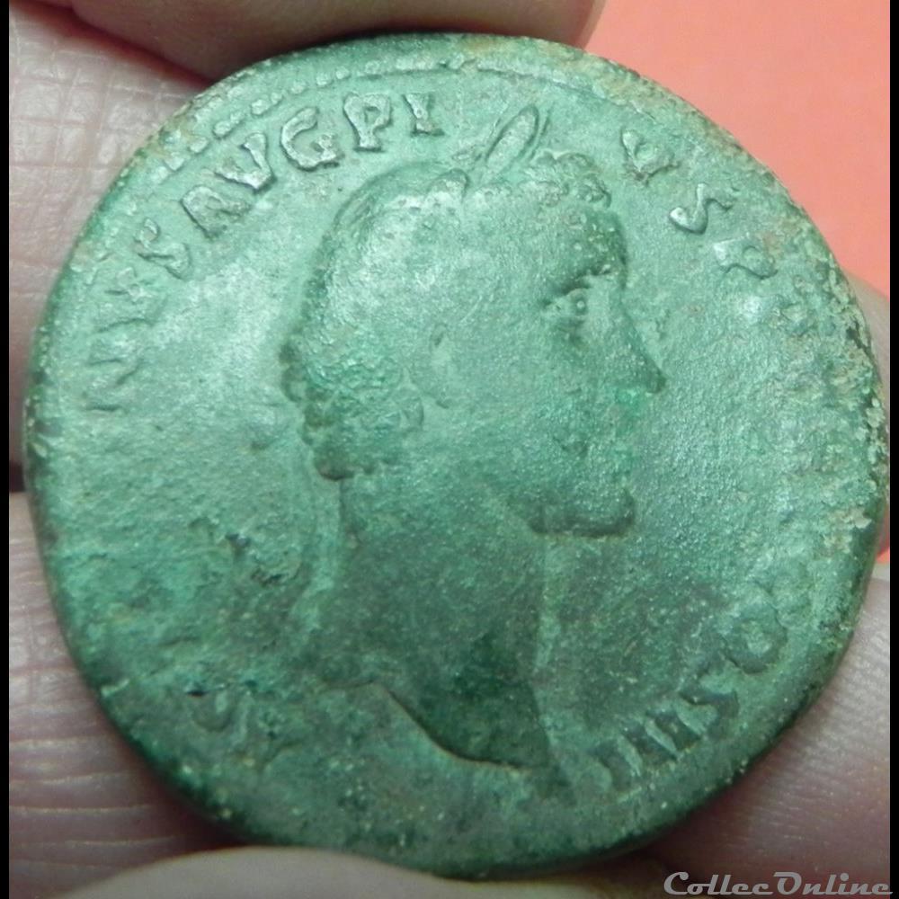 Antonin le Pieux COS III 3 monnaie antique romaine antonin le pieux cos iii