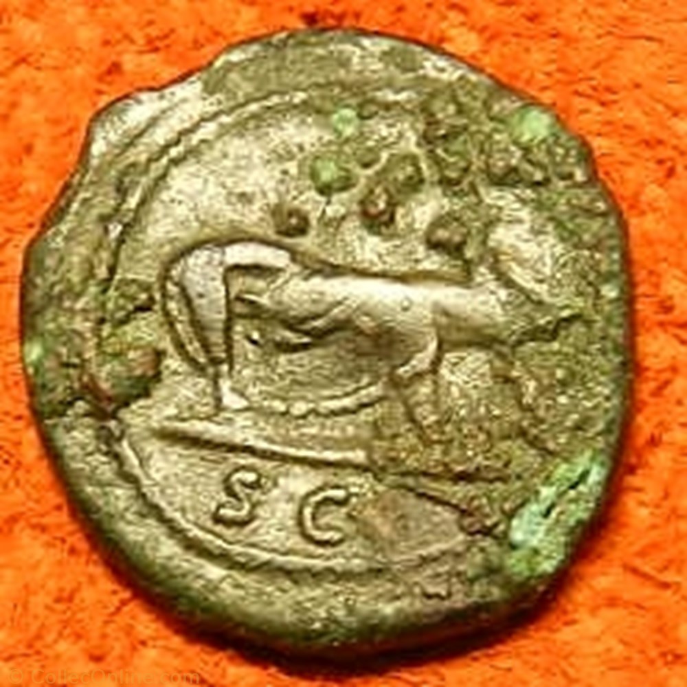 monnaie antique av jc ap romaine quadrans de tranjan ric 692