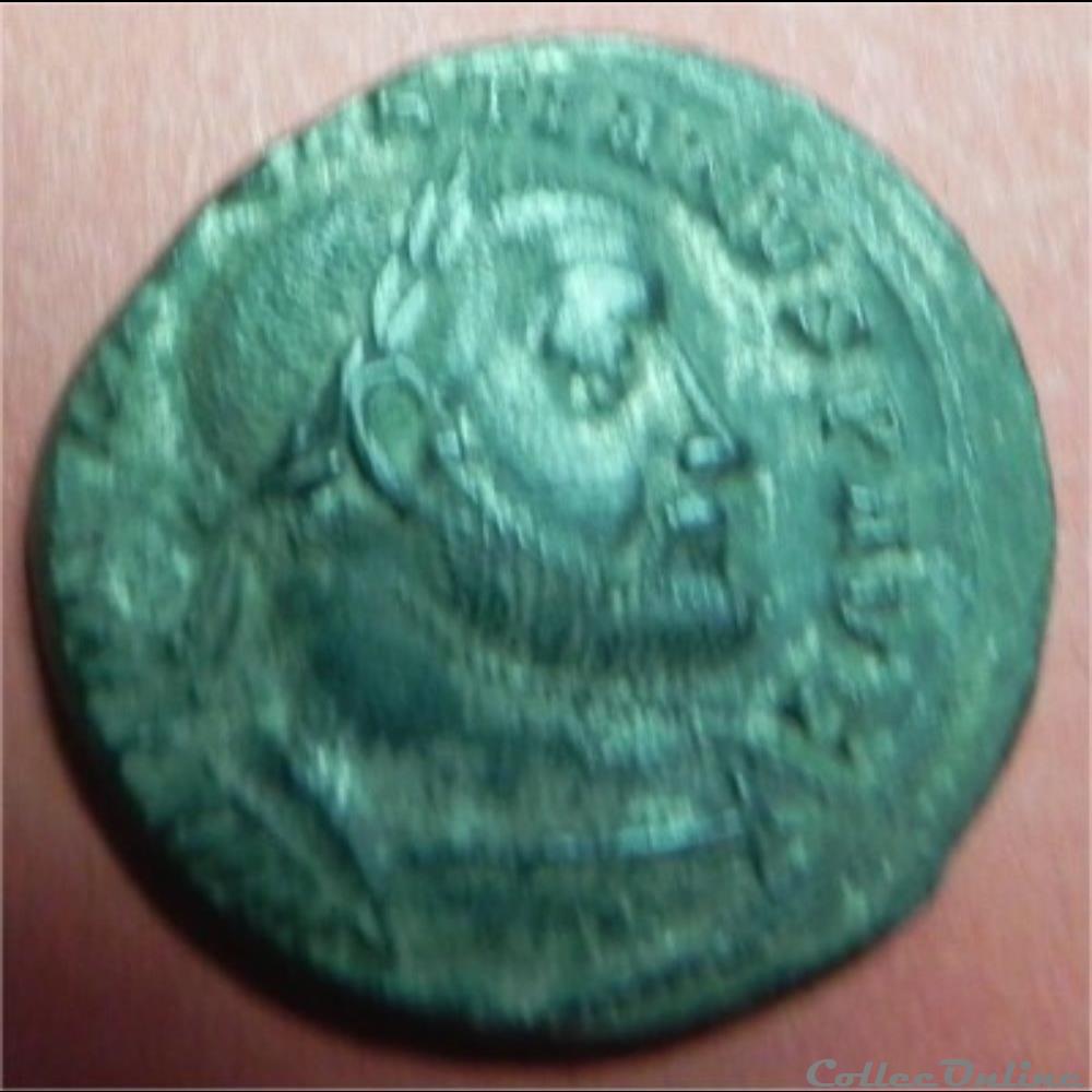 monnaie antique romaine dioclecien genio popv li romani follis treves ric 582a