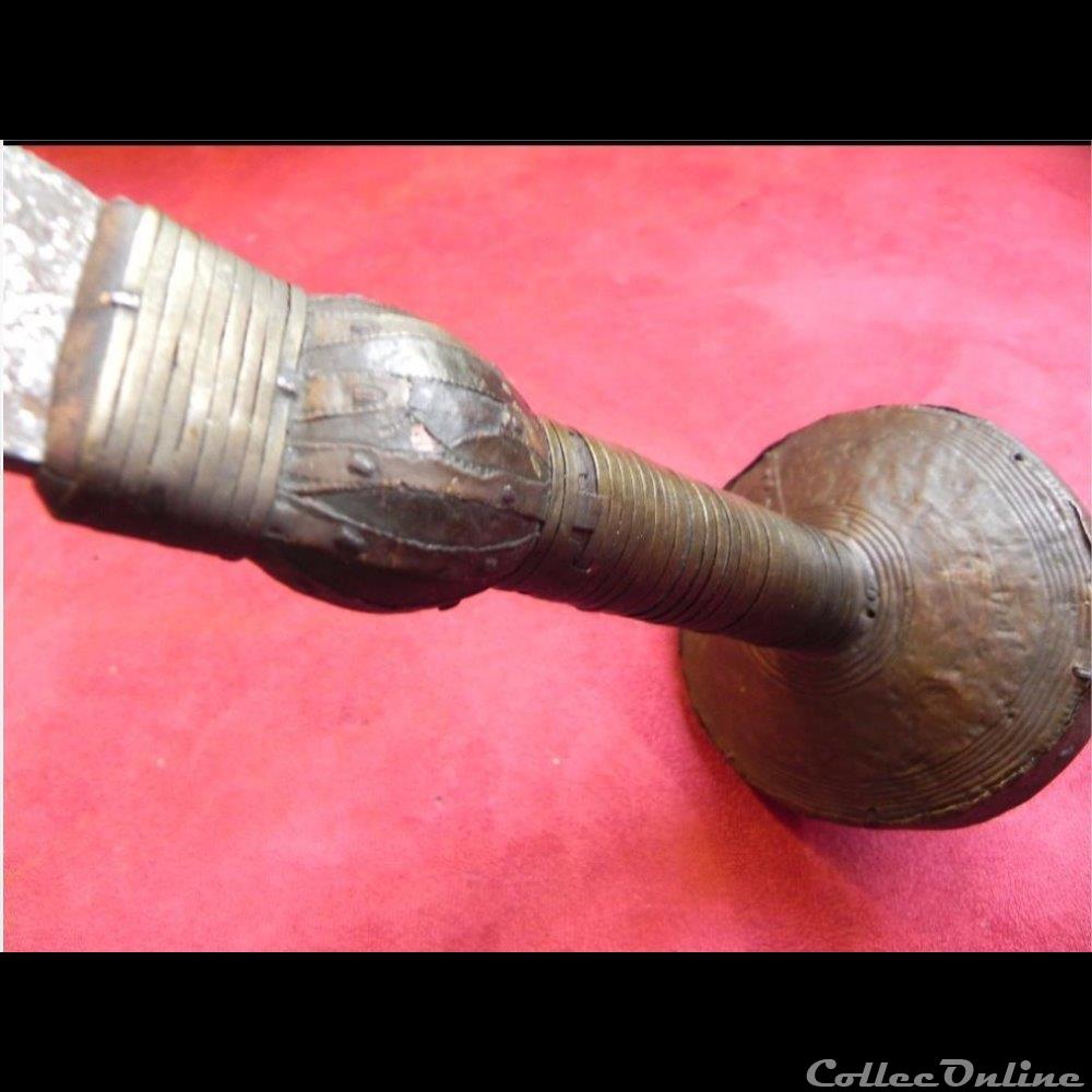 YAKOMA (Epée courte) Zaïre Oubangui 4 militarium arme blanch mandat territoriaux yakoma epee courte zaire oubangui