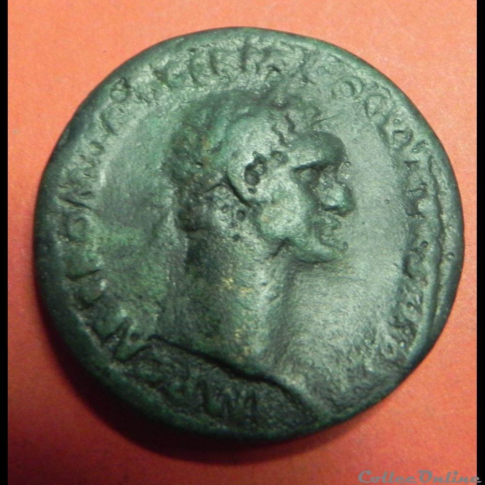 Domitien sesterse monnaie antique romaine domitien sesterse