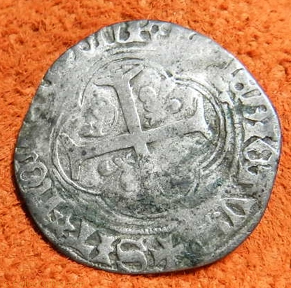 Charles VIII douzain aux couronnelles monnaie france royale charles viii douzain aux couronnelles