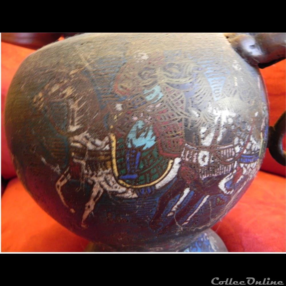 art antiquite asiatique amerique brule parfums email bronze cloisonne