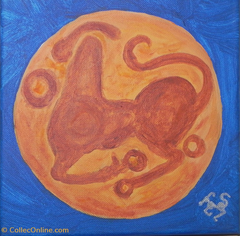 art antiquites peintures dessins potins sequanes peinture acrylique sur toile