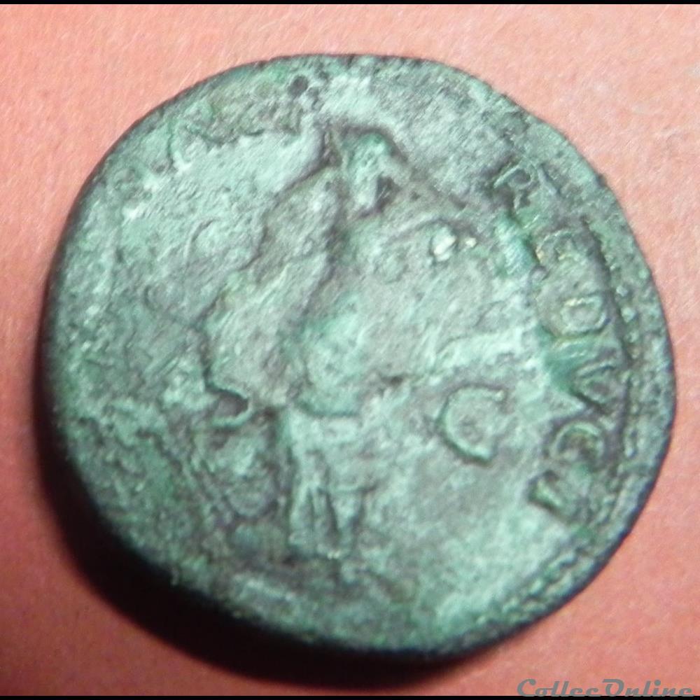 monnaie antique romaine vespasien dupondius fortun reduci
