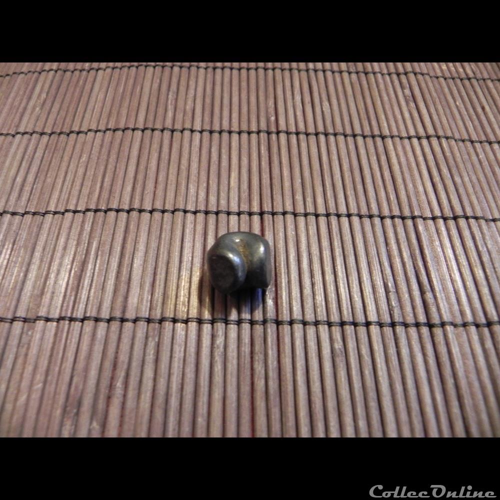monnaie balle ou lingot d'argent plié en boule LAOS Thailand primitive asie monnaie balle ou lingot argent plie en boule laos thailand