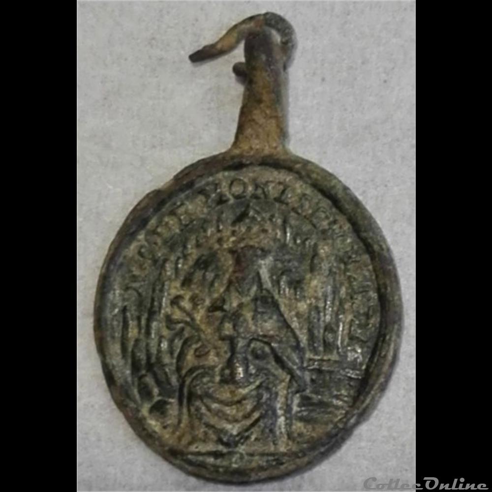 MÉDAILLE DE ST BENOÎT ET ND DE MONTSERRAT 2 patrimoine religieux objet culte medaille de st benoit et nd de montserrat
