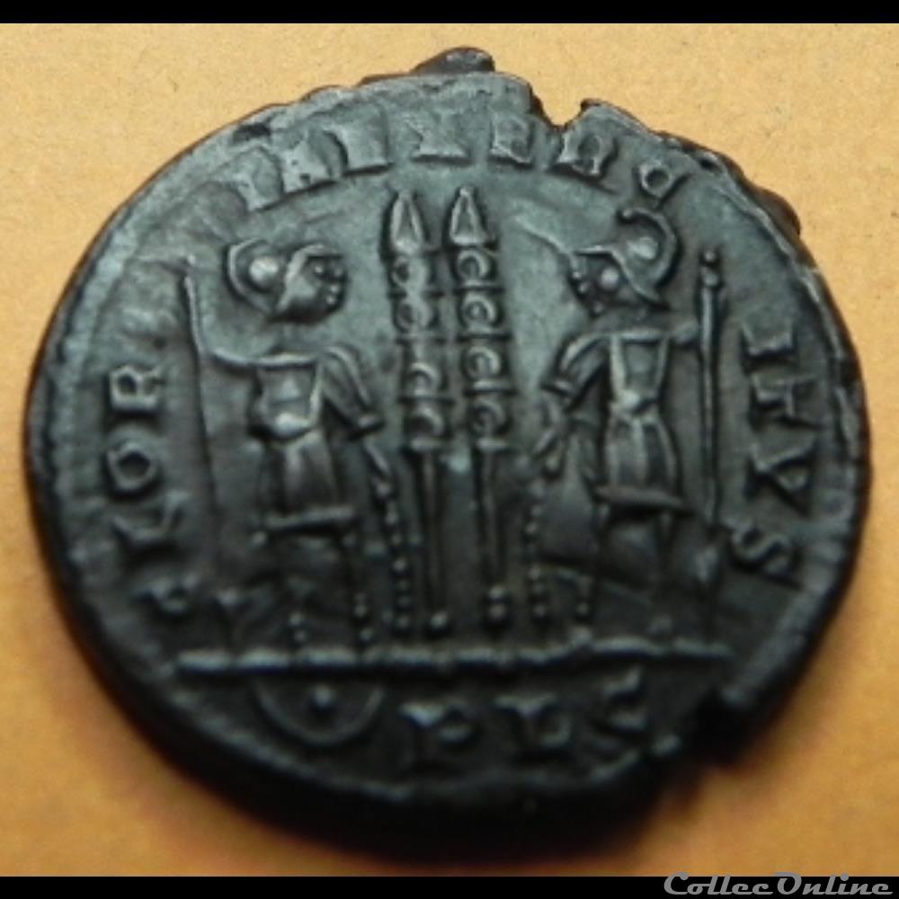 CONSTANTIN II GLORIA LYON 3 monnaie antique romaine constantin ii gloria lyon