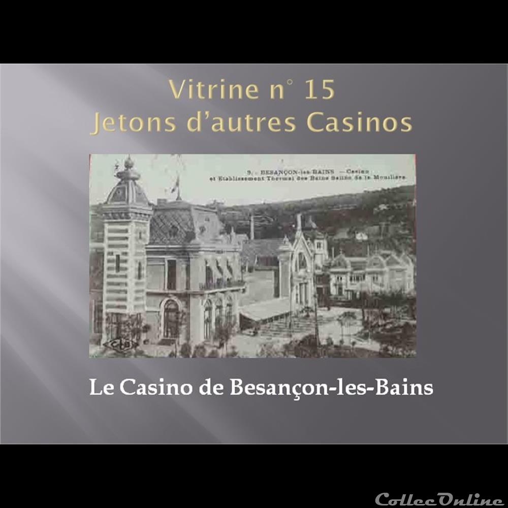 jeton de casinos vitrine 15 medaille religieuse mandat territoriaux jeton de casinos vitrine 15