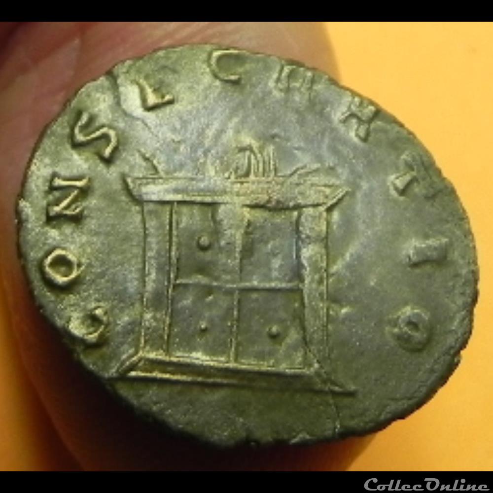 CLAUDE II CONSECRATIO 3 monnaie antique romaine claude ii consecratio