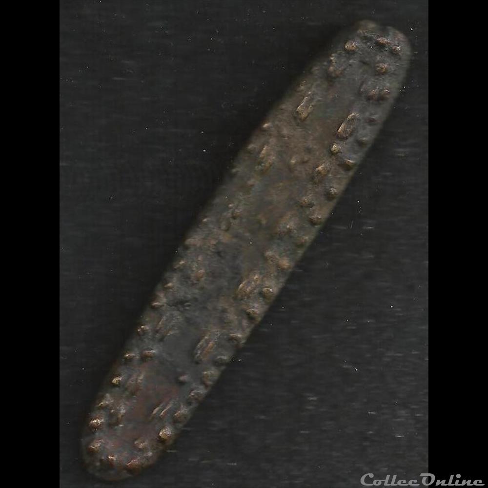 monnaie langue de tigre ou sangsue 4 primitive asie monnaie langue de tigre ou sangsue