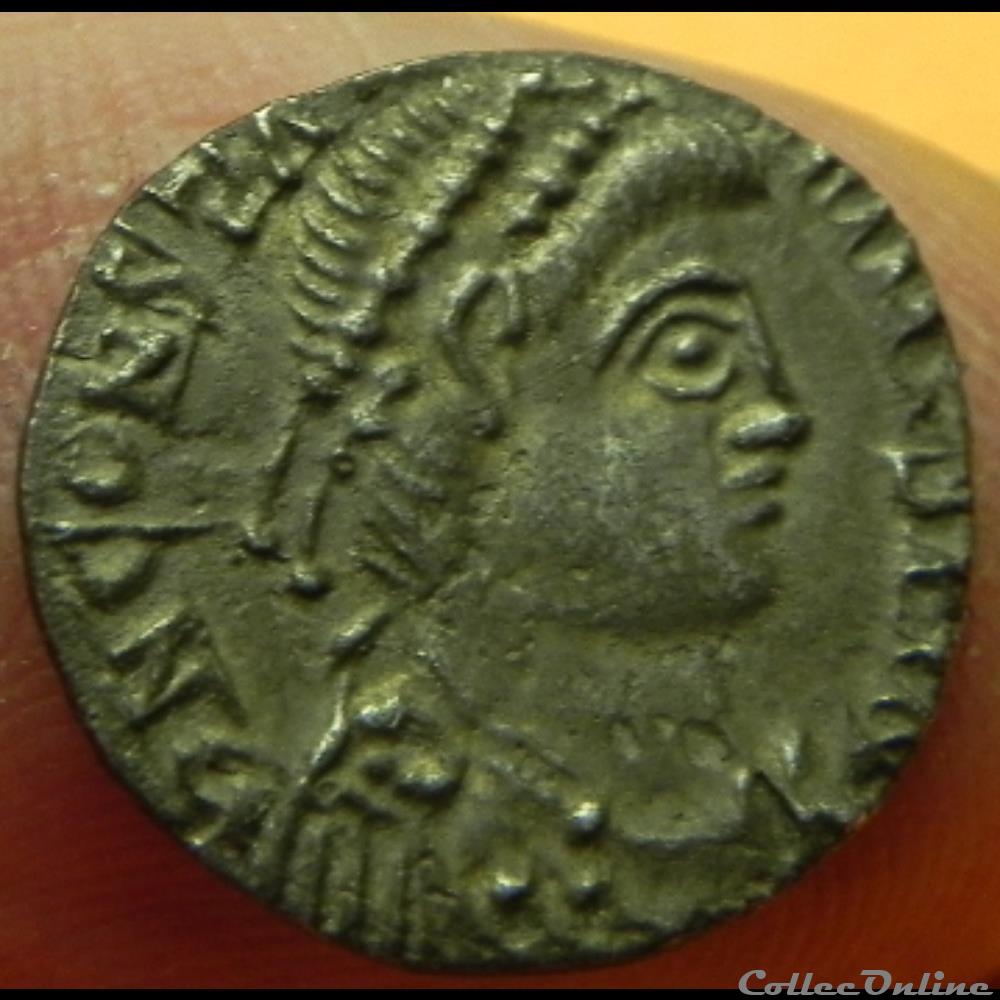 monnaie antique romaine constantin iii silique victori